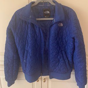 Quilted Blue North Face Jacket
